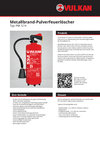 Produktdatenblatt Metallbrand-Pulverfeuerl�scher PM 12 H