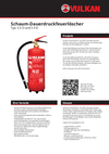 Produktdatenblatt Schaum-Dauerdruckfeuerl�scher S 6 D und S 9 D