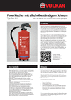 Produktdatenblatt Feuerl�scher mit alkoholbest�ndigem Schaum