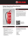 Produktdatenblatt Pulver-Dauerdruckfeuerl�scher P 6 D , P 9 D und P 12 D