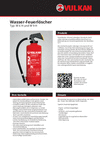 Produktdatenblatt Wasser-Feuerl�scher W 6 H und W 9 H